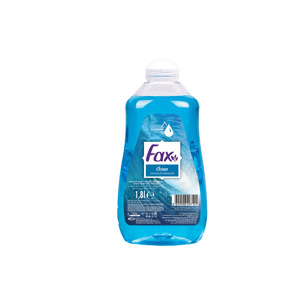 Jabón líquido para manos Fax x 1,8 litros - Ocean 