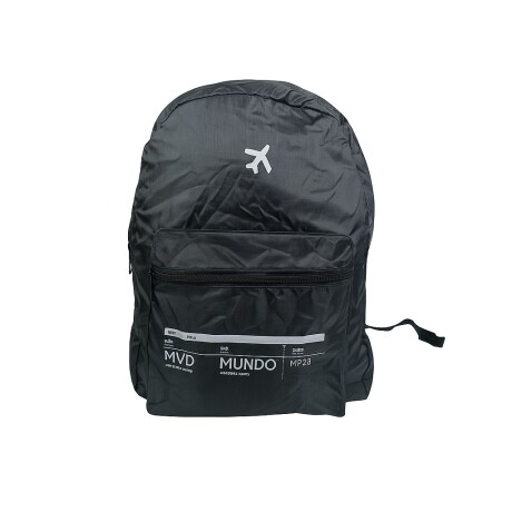 Mochila plegable para viajar Negra