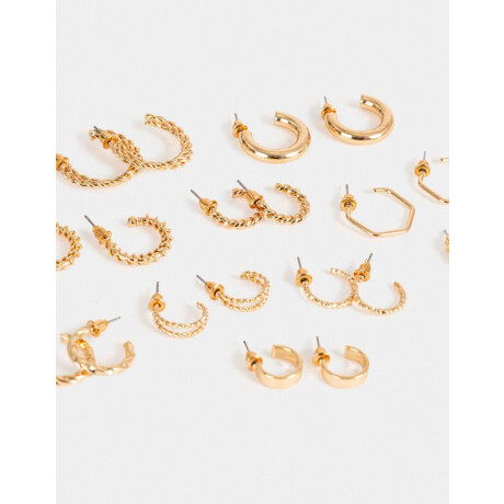 Aros Argollas Sets Dorado