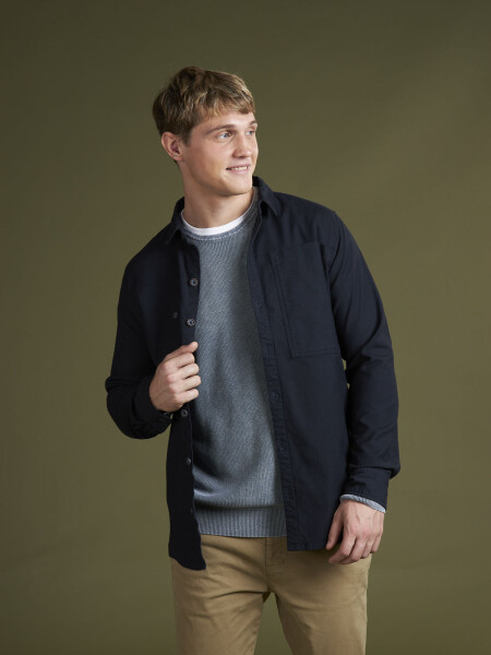OVERSHIRT SPICA MARINO