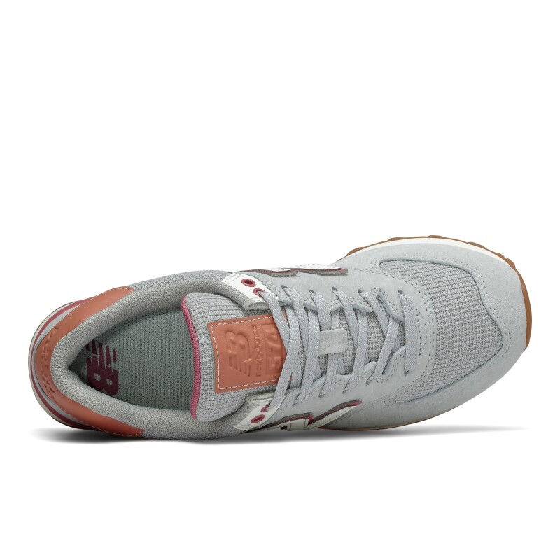 Championes New Balance de Dama - WL574BCZ GREY/PINK