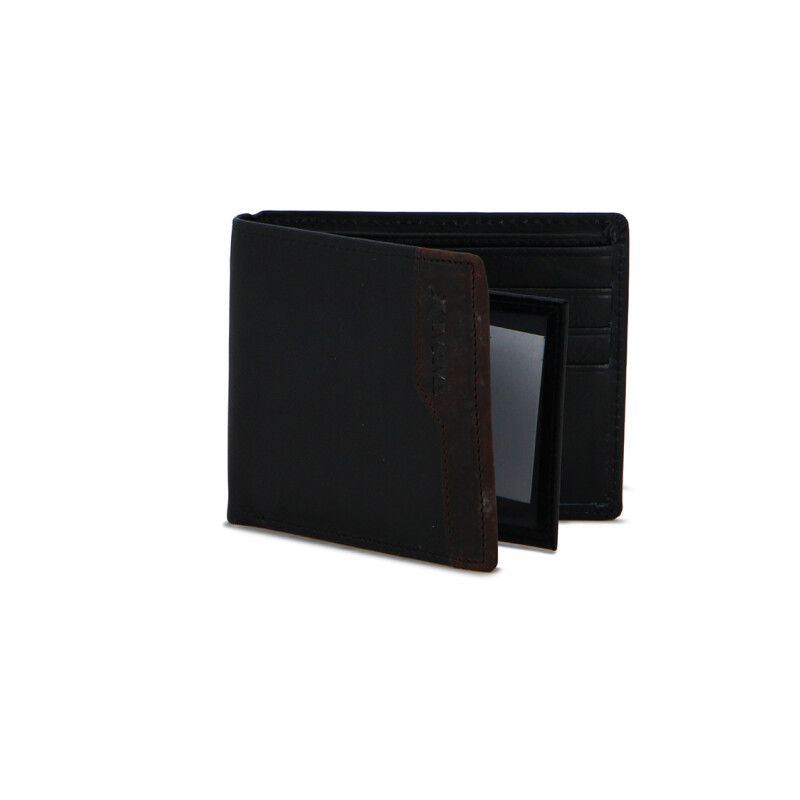 Starsax Billetera Hombre Negro-marron