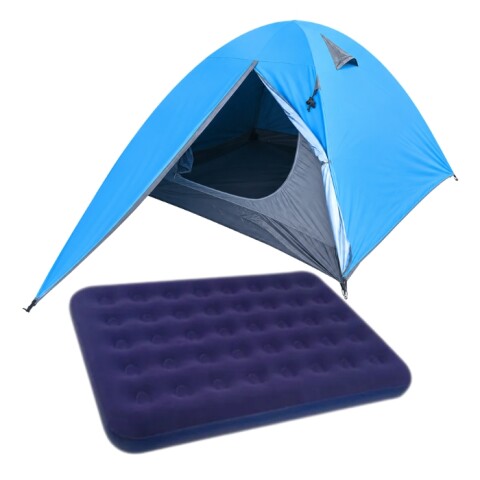 Carpa Automática 4 Personas Sobretecho Y Colchón 2 Plazas Carpa Automática 4 Personas Sobretecho Y Colchón 2 Plazas