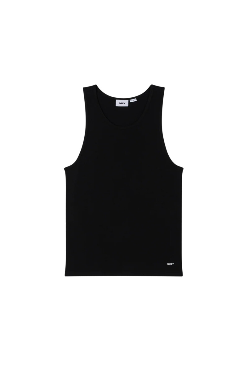 STANDARD RIB TANK 2 PACK Negro