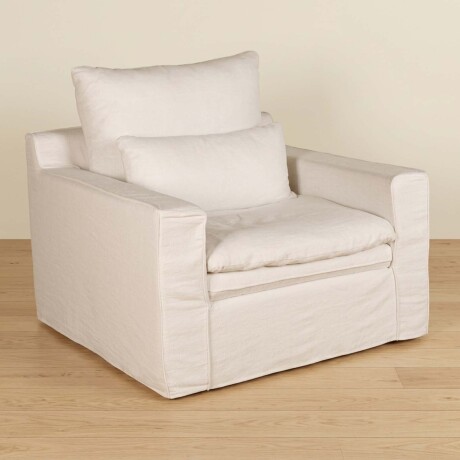 SOFÁ 1 CUERPO TELA NATURAL-BEIGE POSITANO BEIGE