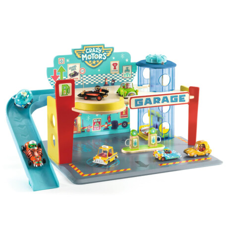 Garaje de Madera Djeco Crazy Motors