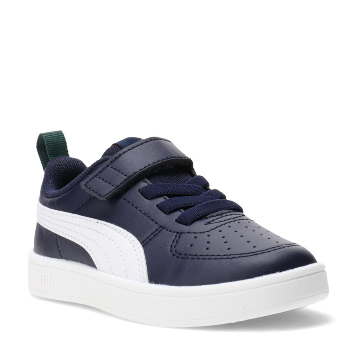 Championes de Niños Puma Rickie AC PS - Azul Marino - Blanco 