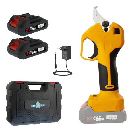Tijera Podar Ecodrop MAX con 2 Baterías 21v + Cargador Tijera Podar Ecodrop MAX con 2 Baterías 21v + Cargador