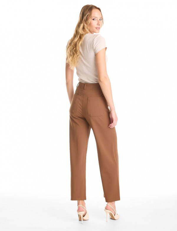 Pantalon Wide Leg MARRON