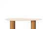 Mesa de centro Organic Large - Linea Manhattan Natural / Blanco