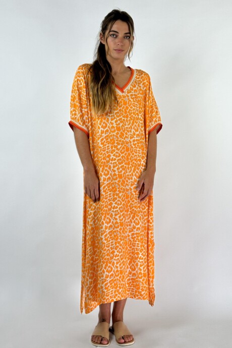 VESTIDO SELVA Naranja