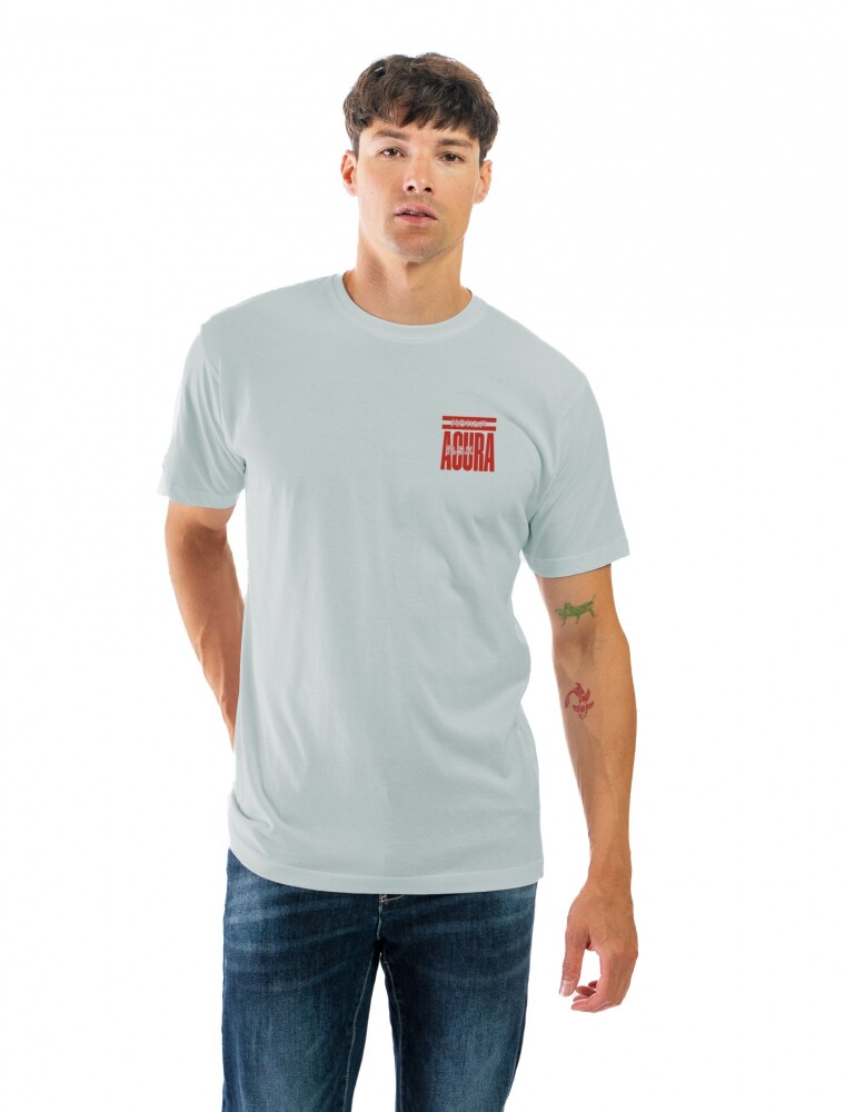 Remera Estampada Cuello Base Jean/ Vehiculo 076