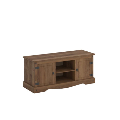 Rack 2 puertas 1 Estante 160cm Linea Mexicana Nogal
