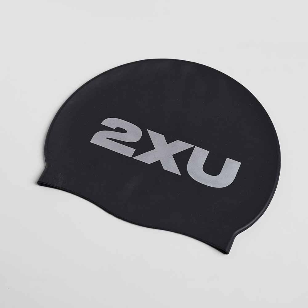 Gorra Natación Silicone Swim Cap Unisex Black/black