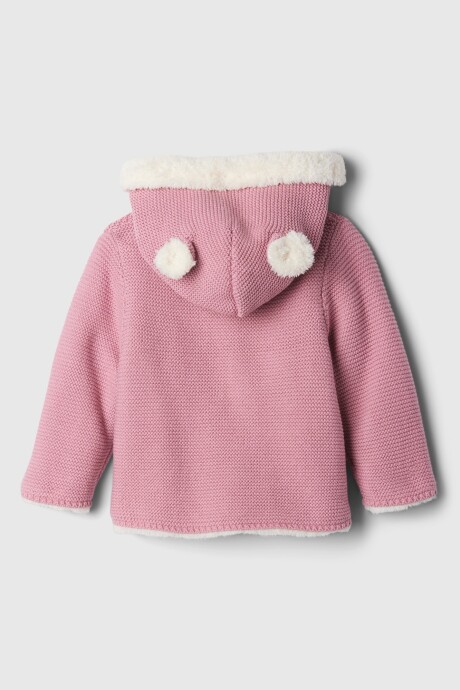 Canguro Con Corderito Con Botones Bebe Lilas Pink 16-1708 Tcx