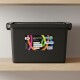 Set x6 Caja organizadora 20lts NEGRO