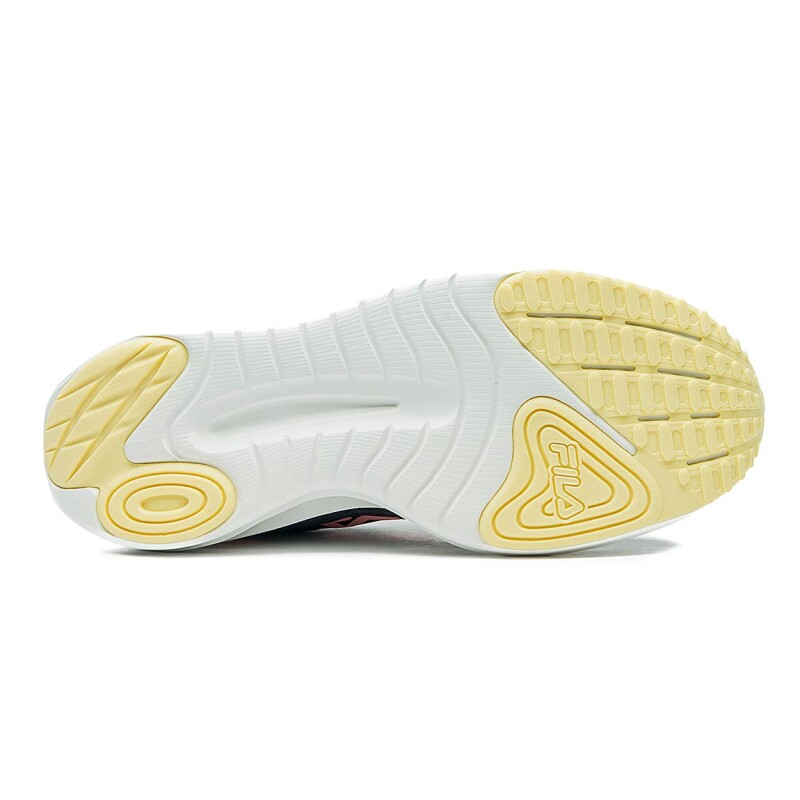 Championes Mujer Running Fila Racer Sky Negro-amarillo