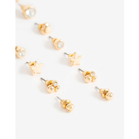 Aros Sets Metal Dorado