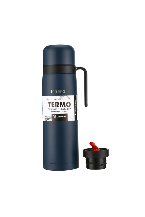 TERMO TERRANO MANIJA RIGIDA AZUL OPACO