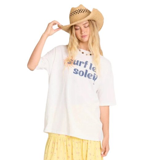 Remera Billabong Surf Le Soleil - Blanco Remera Billabong Surf Le Soleil - Blanco