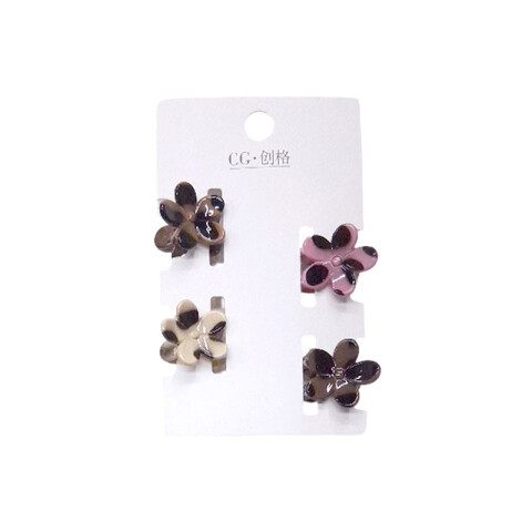 Broche pinza para el cabello 4 pcs flor Broche Pinza Para El Cabello 4 Pcs Flor