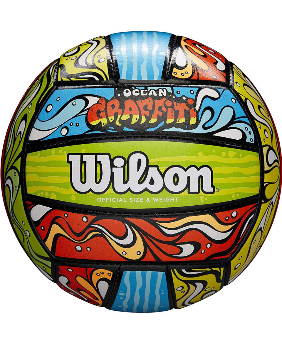 Pelota De Volleyball Wilson Ocean Graffiti Volley Playa 