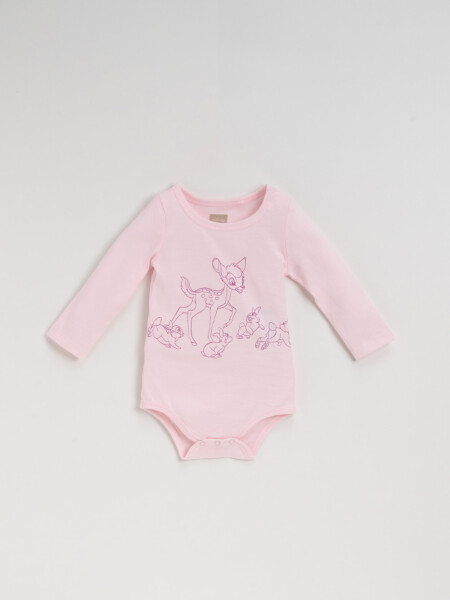 Body manga larga estampa Bambi