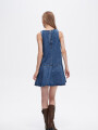Vestido Suama Azul Medio