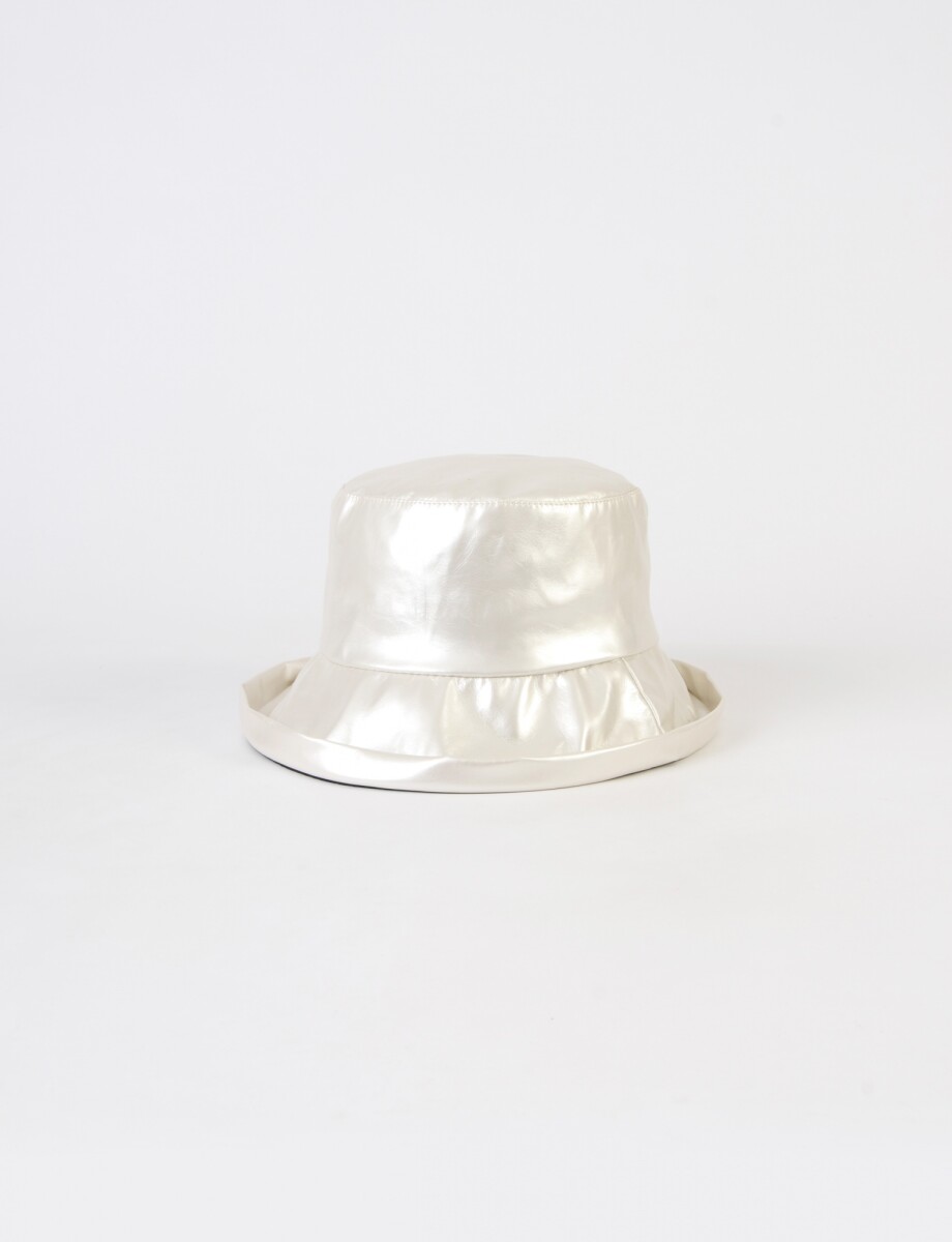 Sombrero metalizado - crudo 
