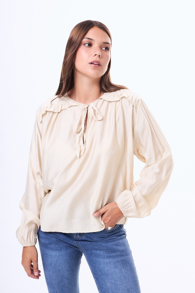 Blusa Ovalle - Beige 