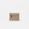 Billetera The Circle En Cuero Graneado Taupe