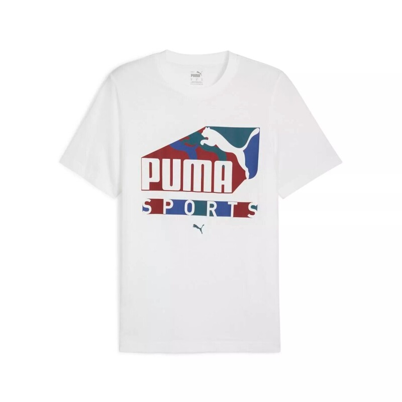 GRAPHICS SPORTS TEE Blanco
