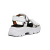 Vizzano Sandalia Casual Dama C/dos Tiras Y Pulsera C/velcro Plata-blanco