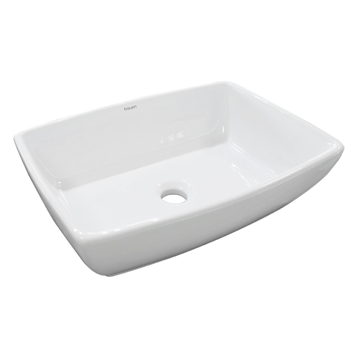 Bacha De Apoyo Rectangular Blanca 