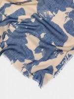 Pañuelo Estampado azul