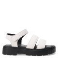 Sandalias de Niña MINI Miss Carol DRAGA con dos tiras Blanco