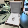 Colgante Corina de Oro Blanco 18k con Brillantes Colgante Corina de Oro Blanco 18k con Brillantes