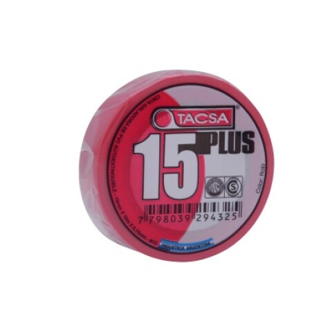 CINTA AISLADORA 10,00MTS. 19MMX0.150MM ROJO CINTA AISLADORA 10,00MTS. 19MMX0.150MM ROJO