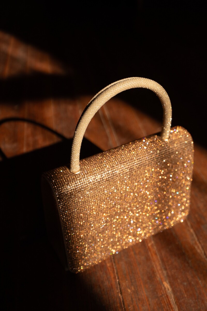 Cartera Sostra - Dorado 