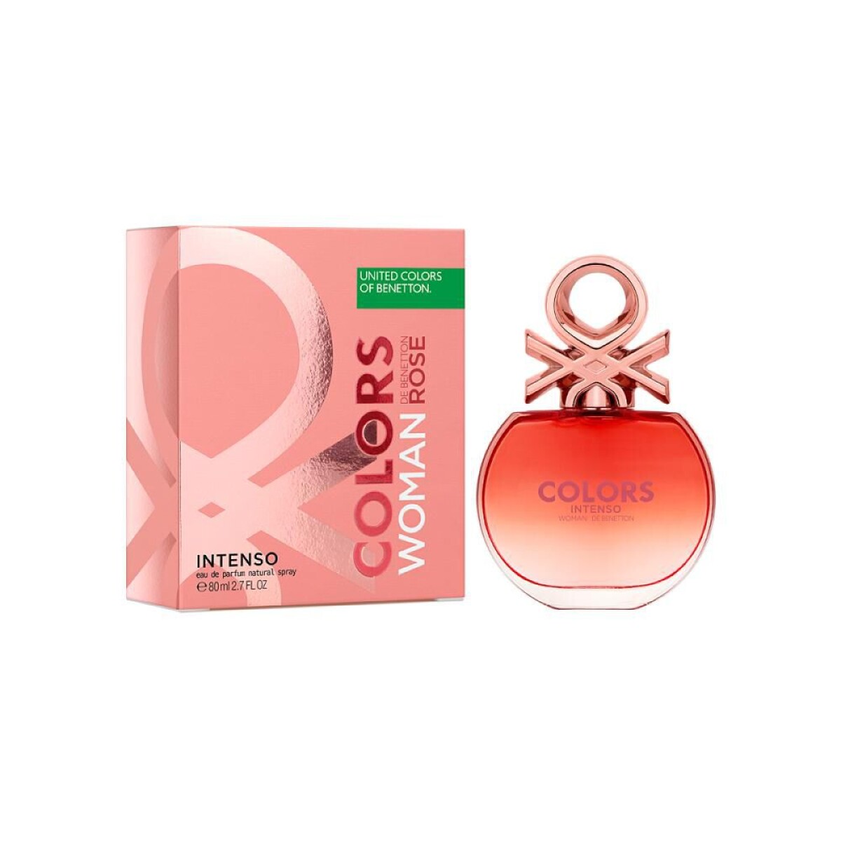 PERFUME BENETTON COLORS ROSE INTENSO 80ml 