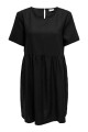 Vestido Say Efecto Lino Black