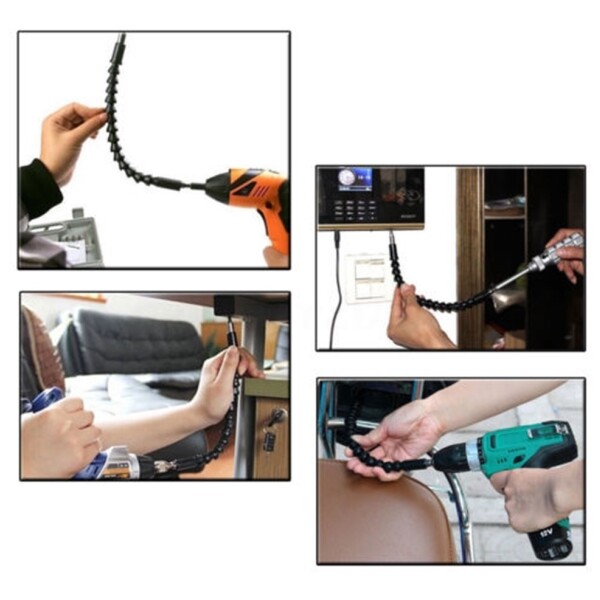 Extensión Flexible De 30cm Atornilladora Taladro Eléctrico Extensión Flexible De 30cm Atornilladora Taladro Eléctrico