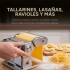 Maquina Para Hacer Tallarines Pastas Ravioles Y Estirar Masa Variante Color Plateado
