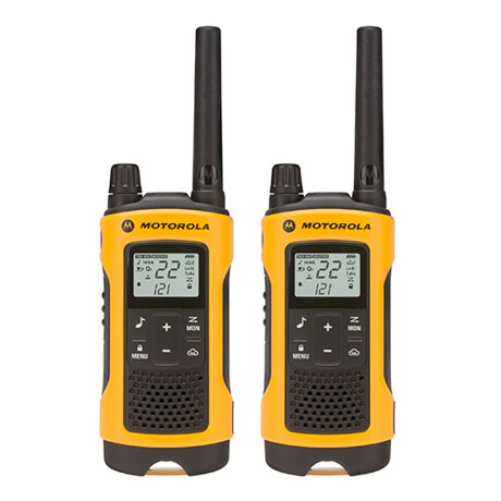 Motorola - Handy 2 Vías T402 - Alcance: 56KM. 22 Canales C/u con 121 Códigos de Privacidad Comunica 001