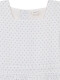 Vestido Con Lunares Pequeã±os Con Bordad Blanco