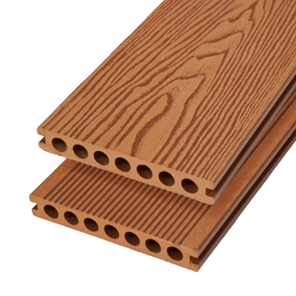 DECK WPC TEAK BASE CIRCULAR HABITARE / 2900x150x25mm Deck Wpc Teak Base Circular Habitare / 2900x150x25mm