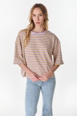 Tshirt Rowan Amarillo/Lila