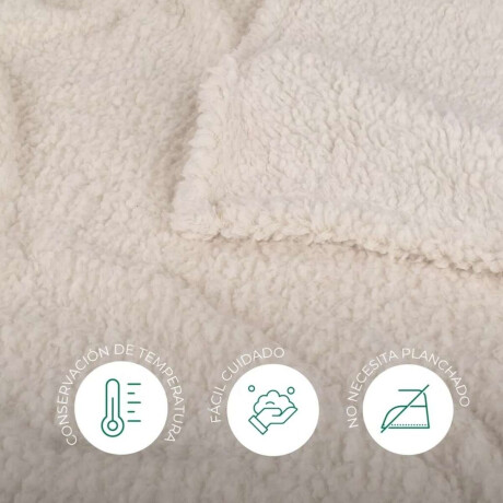 Manta Corderito 2 Plazas 180x200cm Beige