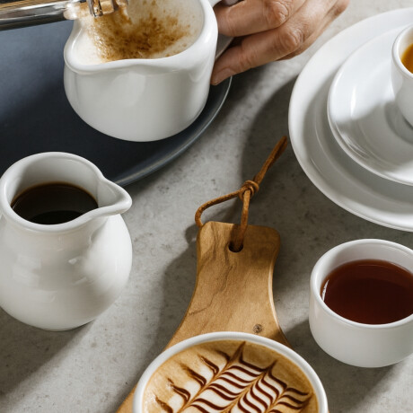 Cremera Recta Actualite 286 ml Blanco Porcelana Corona STKA Cremera Recta Actualite 286 ml Blanco Porcelana Corona STKA