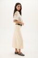 FALDA FIT COTTON NATURAL